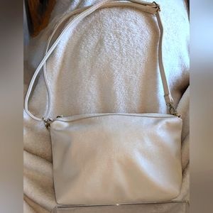 Big Budda‎ Cream Vegan Leather Sachel